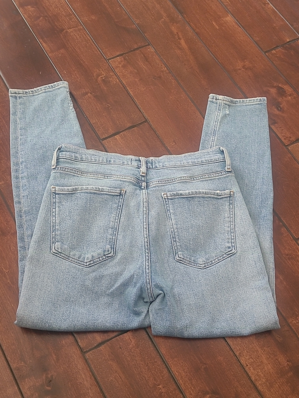 Agolde Light Blue Nico High Rise Slim Straight Jeans Size 28 - Picture 10 of 12